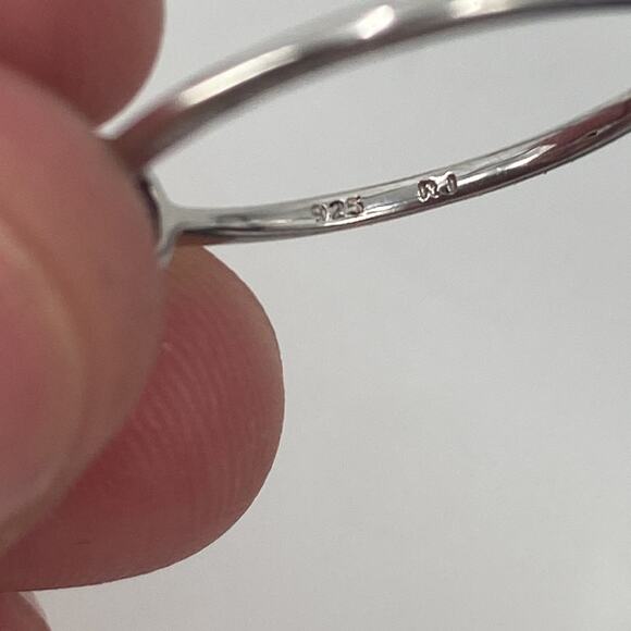 NEW! Sterling silver amethyst stone ring, size 6.25 - Picture 4 of 6